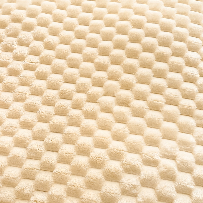 91家纺网 家纺一手货源 找家纺 熙宴家纺 2025新款可拆卸冬被被套+被芯二合一可拆洗豆豆绒棉花被子被芯 奶昔白