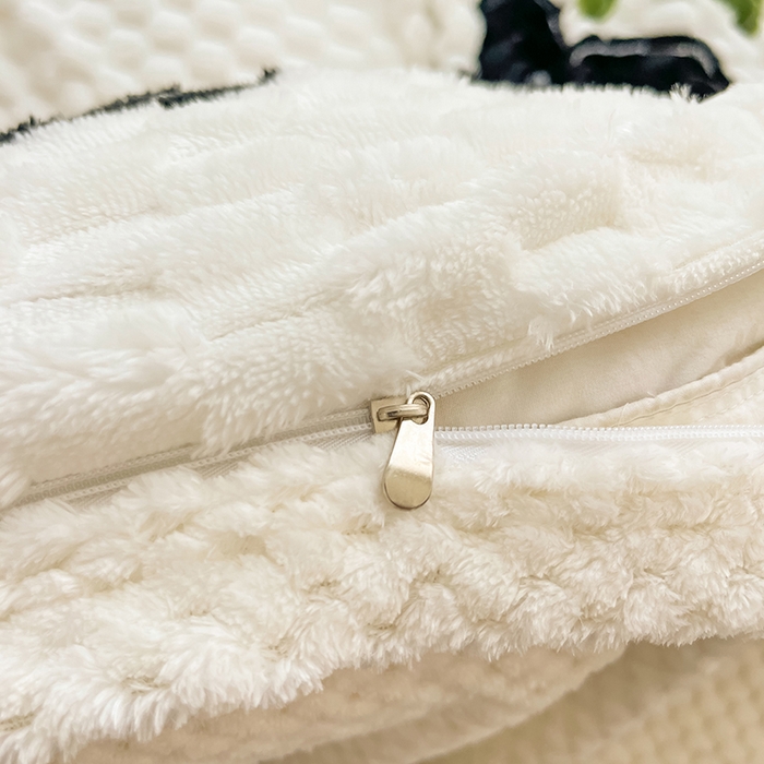 91家纺网 家纺一手货源 找家纺 熙宴家纺 2025新款可拆卸冬被被套+被芯二合一可拆洗豆豆绒棉花被子被芯 幸运花