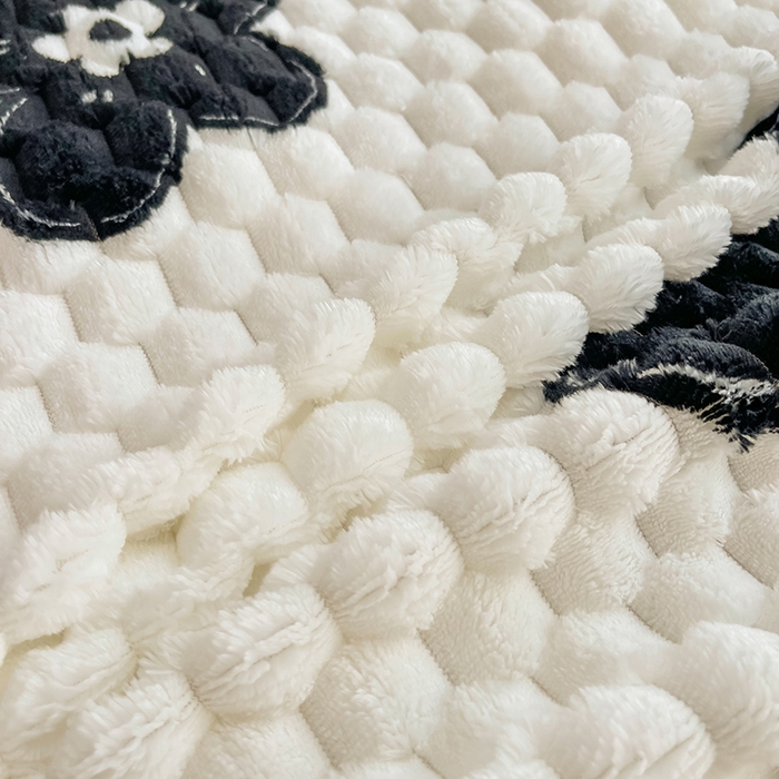 91家纺网 家纺一手货源 找家纺 熙宴家纺 2025新款可拆卸冬被被套+被芯二合一可拆洗豆豆绒棉花被子被芯 幸运花