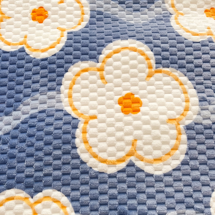 91家纺网 家纺一手货源 找家纺 熙宴家纺 2025新款可拆卸冬被被套+被芯二合一可拆洗豆豆绒棉花被子被芯 紫花瓣