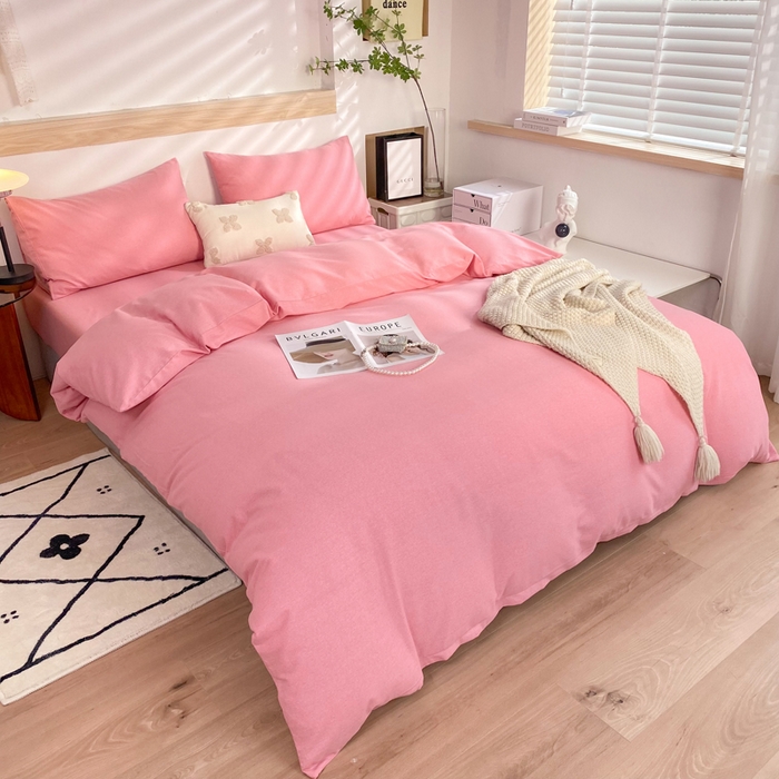 91家纺网 家纺一手货源 找家纺 （总）玉元坊 2025新款混纺非全棉加厚磨毛四件套