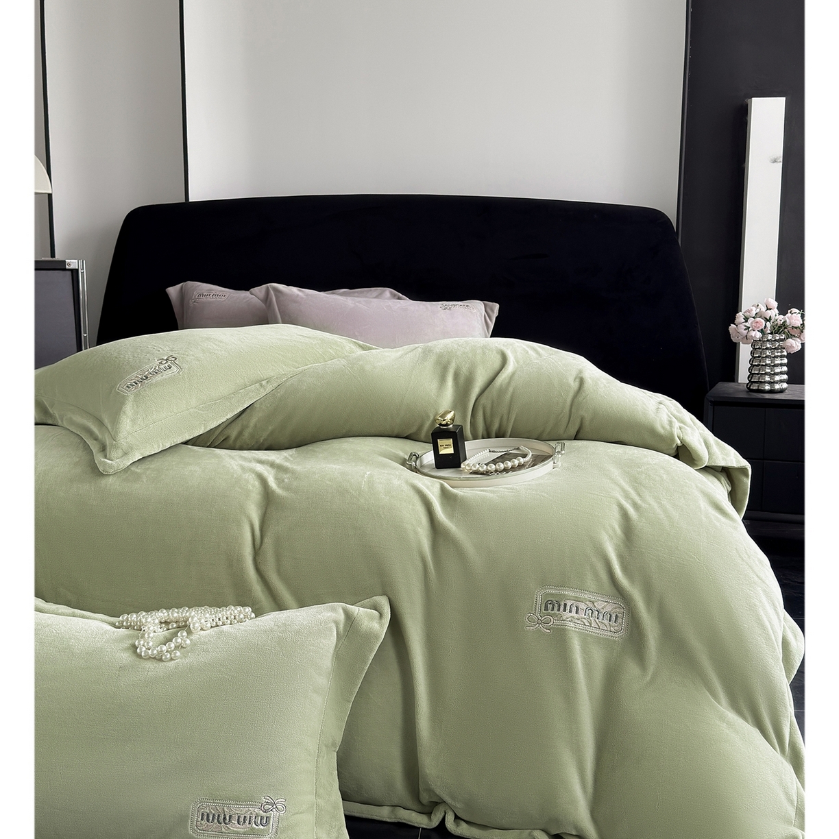 91家纺网 家纺一手货源 找家纺 （总）2025新款牛奶绒四件套-缪小姐