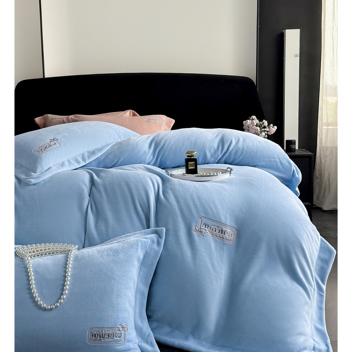 91家纺网 家纺一手货源 找家纺 （总）2025新款牛奶绒四件套-缪小姐