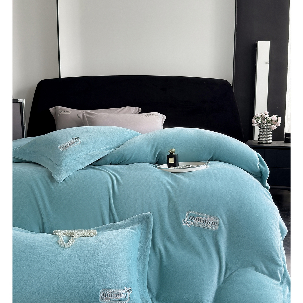 91家纺网 家纺一手货源 找家纺 （总）2025新款牛奶绒四件套-缪小姐