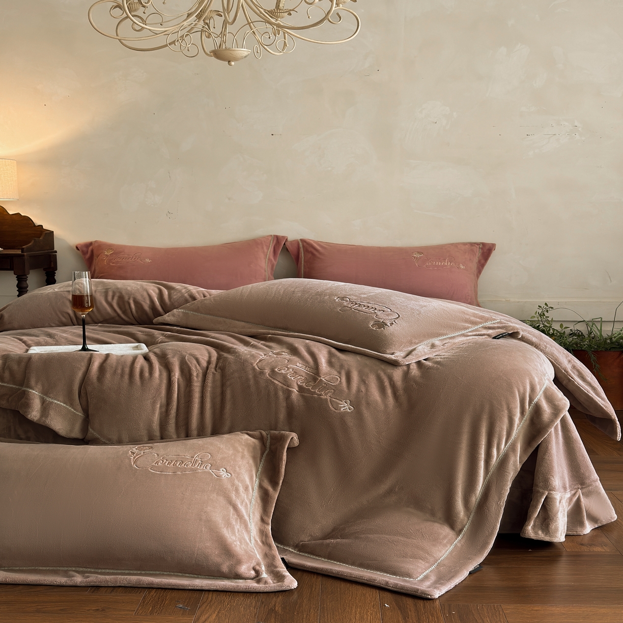 （总）芯丝路枕业 2025新款蚕丝棉四件套(瞬吸超透气工艺)-浪漫时光