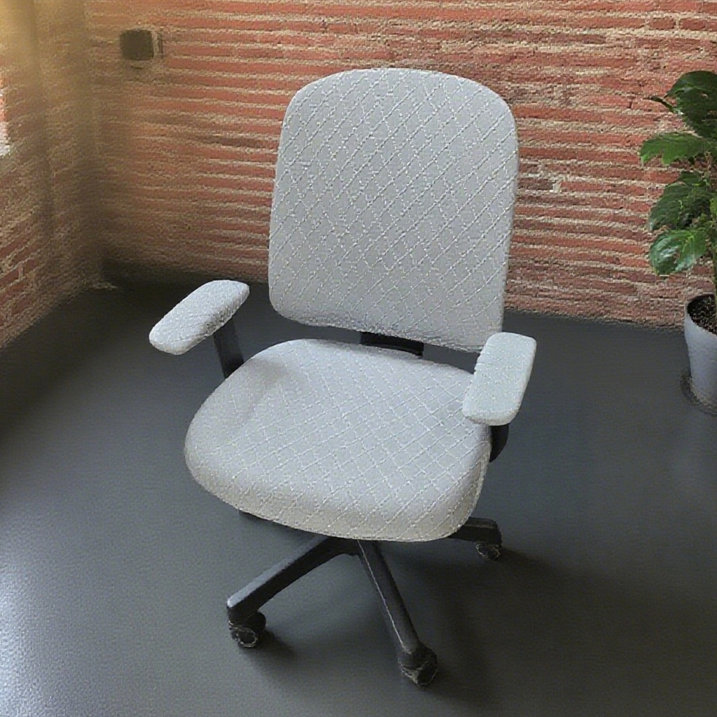 （总）壹零特色家纺 2025新款菱形格分体椅子套