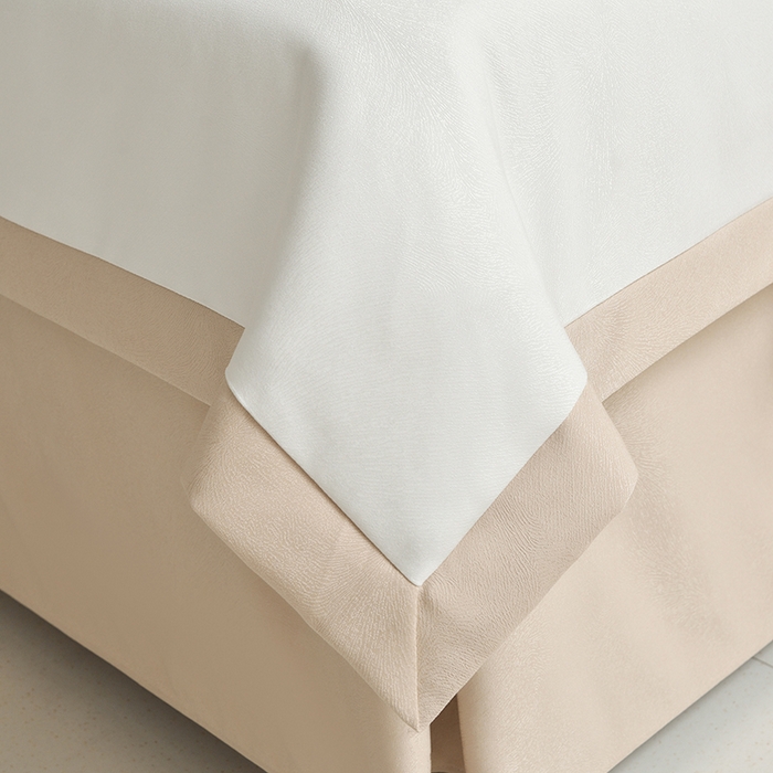 91家纺网 家纺一手货源 找家纺 莉人坊美容床罩批发 2025新款高精密美容床罩四件套-春妍 春妍奶黄