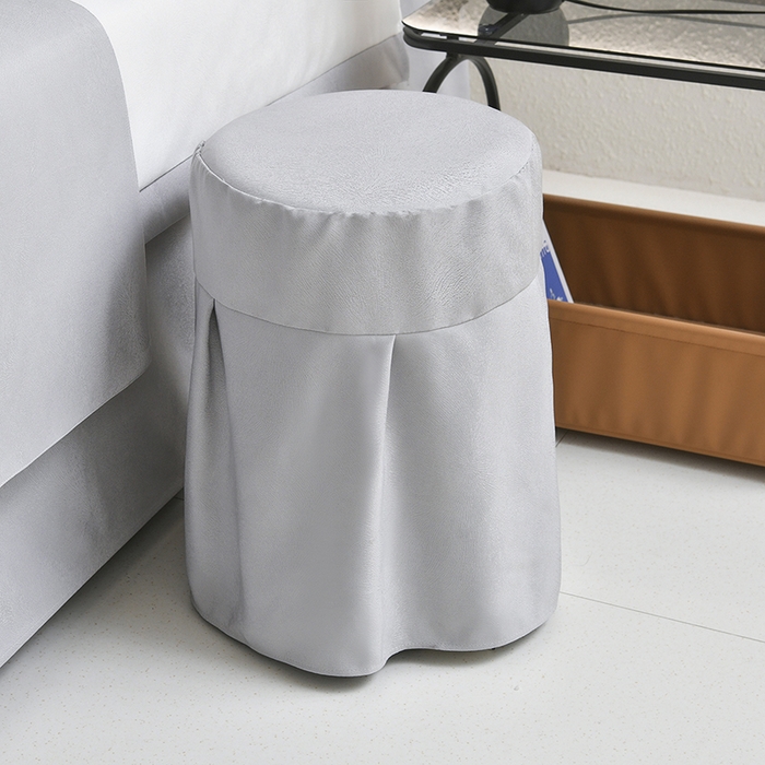 91家纺网 家纺一手货源 找家纺 莉人坊美容床罩批发 2025新款高精密美容床罩四件套-春妍 春妍浅灰