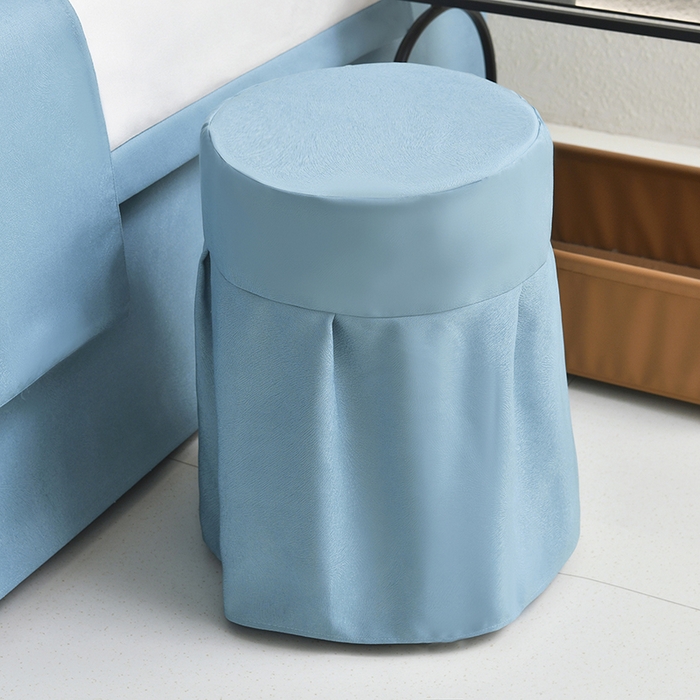 91家纺网 家纺一手货源 找家纺 莉人坊美容床罩批发 2025新款高精密美容床罩四件套-春妍 春妍湖蓝