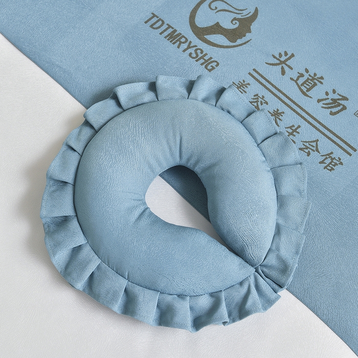 91家纺网 家纺一手货源 找家纺 莉人坊美容床罩批发 2025新款高精密美容床罩四件套-春妍 春妍湖蓝