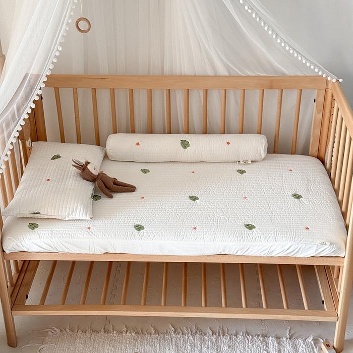 91家纺网 家纺一手货源 找家纺 荷马之梦 2025新款A类纯棉水洗棉大豆纤维夹棉绗缝儿童床笠-淳真系列 淳真-星星龙