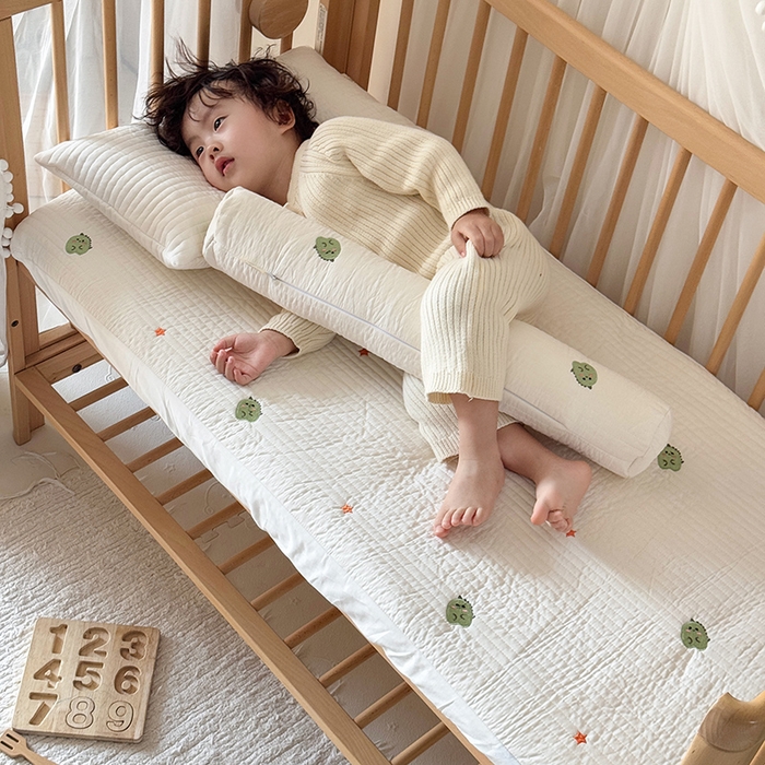 91家纺网 家纺一手货源 找家纺 荷马之梦 2025新款A类纯棉水洗棉大豆纤维夹棉绗缝儿童床笠-淳真系列 淳真-星星龙