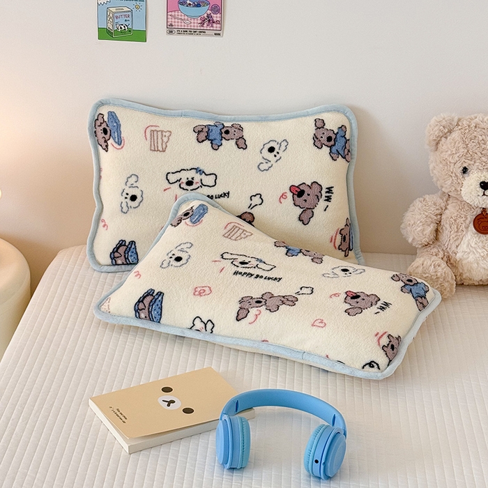 91家纺网 家纺一手货源 找家纺 （总）嗨生活 2025新款雪梨绒枕套枕芯儿童枕套枕芯幼儿园枕套枕芯