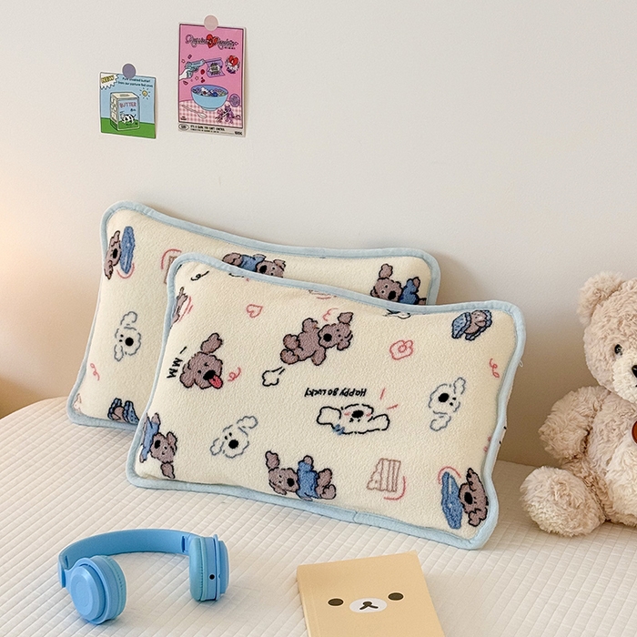 91家纺网 家纺一手货源 找家纺 （总）嗨生活 2025新款雪梨绒枕套枕芯儿童枕套枕芯幼儿园枕套枕芯