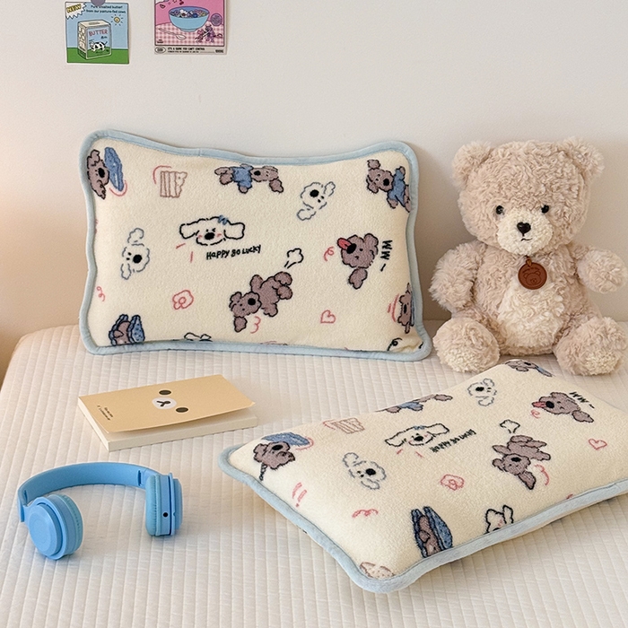 91家纺网 家纺一手货源 找家纺 （总）嗨生活 2025新款雪梨绒枕套枕芯儿童枕套枕芯幼儿园枕套枕芯