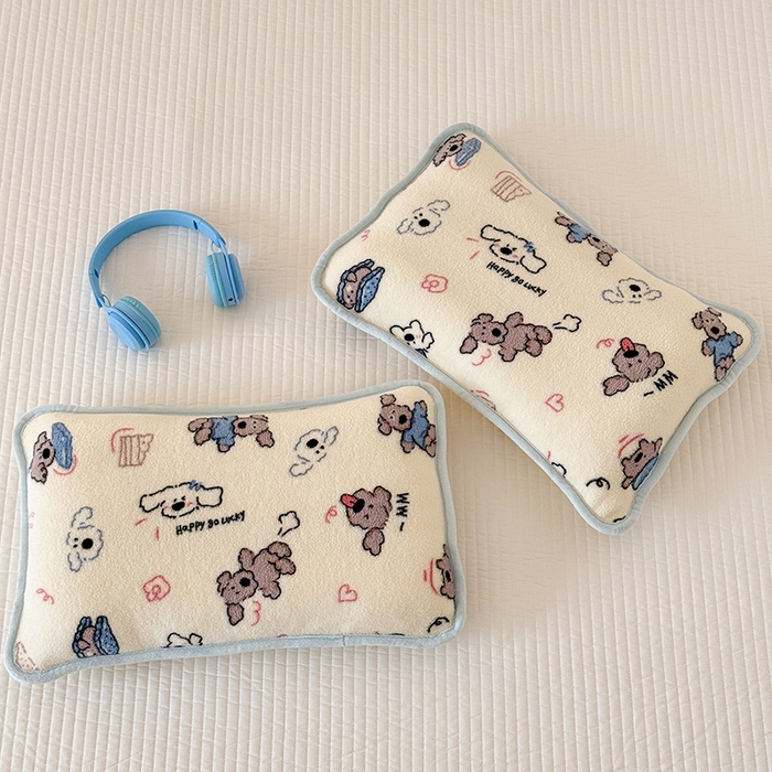 91家纺网 家纺一手货源 找家纺 嗨生活 2025新款雪梨绒枕套枕芯儿童枕套枕芯幼儿园枕套枕芯 波利狗