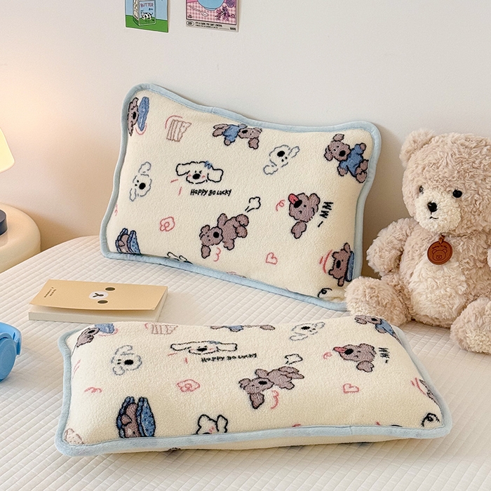 91家纺网 家纺一手货源 找家纺 （总）嗨生活 2025新款雪梨绒枕套枕芯儿童枕套枕芯幼儿园枕套枕芯