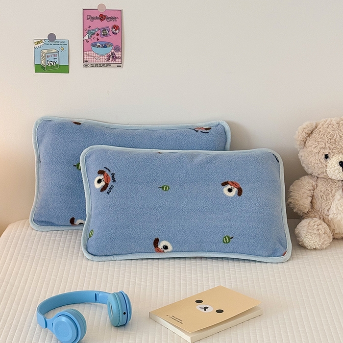 91家纺网 家纺一手货源 找家纺 （总）嗨生活 2025新款雪梨绒枕套枕芯儿童枕套枕芯幼儿园枕套枕芯