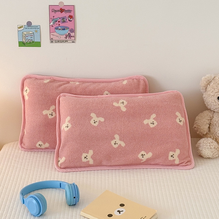 91家纺网 家纺一手货源 找家纺 （总）嗨生活 2025新款雪梨绒枕套枕芯儿童枕套枕芯幼儿园枕套枕芯