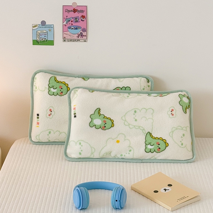 91家纺网 家纺一手货源 找家纺 （总）嗨生活 2025新款雪梨绒枕套枕芯儿童枕套枕芯幼儿园枕套枕芯