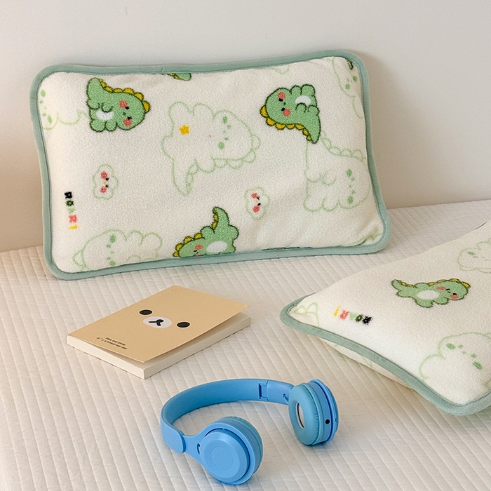 91家纺网 家纺一手货源 找家纺 嗨生活 2025新款雪梨绒枕套枕芯儿童枕套枕芯幼儿园枕套枕芯 恐龙伙伴