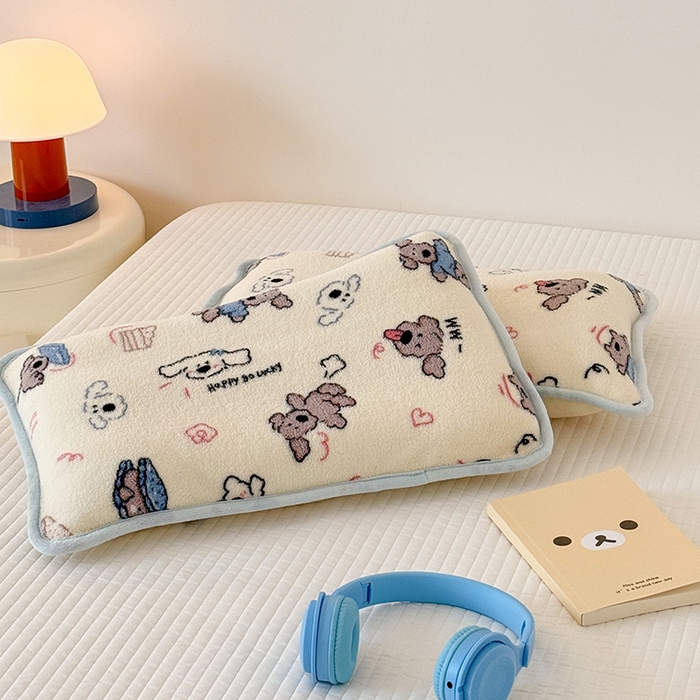 91家纺网 家纺一手货源 找家纺 （总）嗨生活 2025新款雪梨绒枕套枕芯儿童枕套枕芯幼儿园枕套枕芯