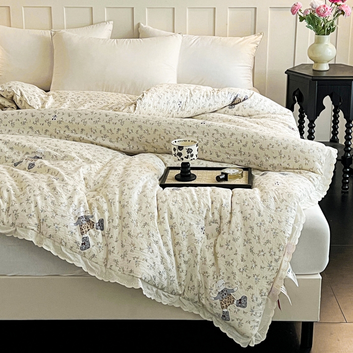 91家纺网 家纺一手货源 找家纺 （总）曲之慕 2025新款云朵棉软糯柔软舒适秋冬被被子被芯