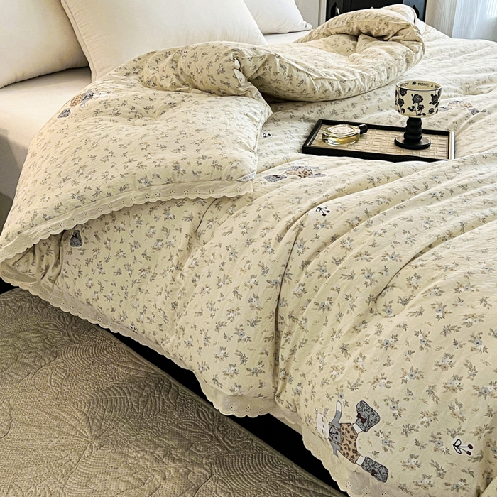 91家纺网 家纺一手货源 找家纺 （总）曲之慕 2025新款云朵棉软糯柔软舒适秋冬被被子被芯