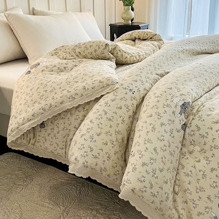 91家纺网 家纺一手货源 找家纺 （总）曲之慕 2025新款云朵棉软糯柔软舒适秋冬被被子被芯