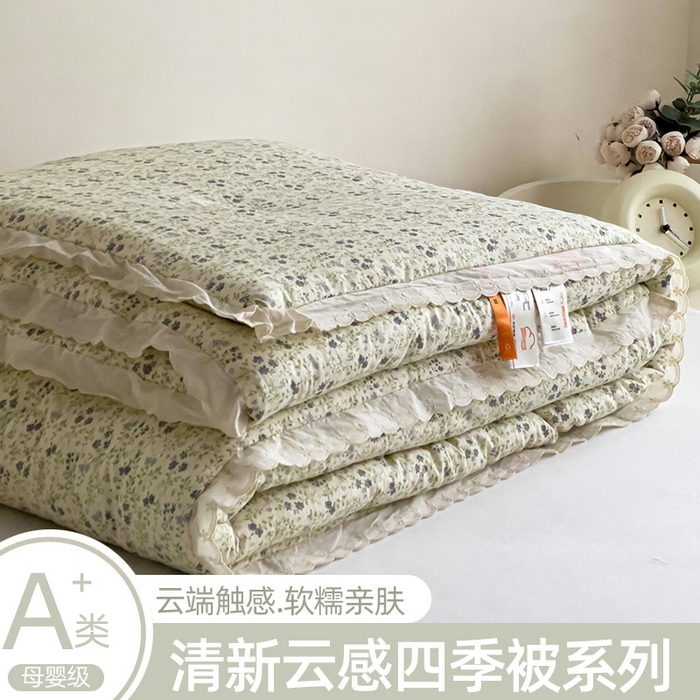 91家纺网 家纺一手货源 找家纺 （总）曲之慕 2025新款云朵棉软糯柔软舒适秋冬被被子被芯