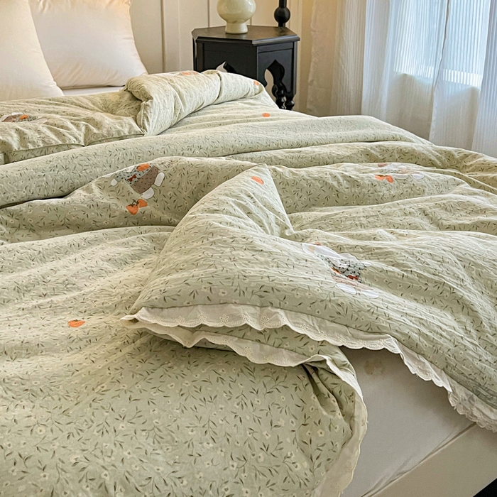 91家纺网 家纺一手货源 找家纺 曲之慕 2025新款云朵棉软糯柔软舒适秋冬被被子被芯 大耳象