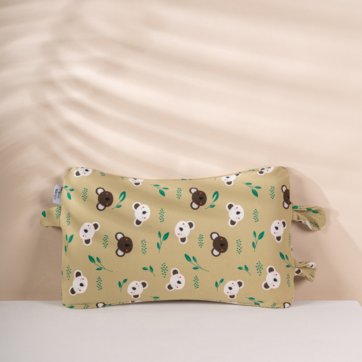 91家纺网 家纺一手货源 找家纺 芯奇想 2025新款全棉卡通儿童枕聚氨酯慢回弹枕芯枕头 考拉-绿色