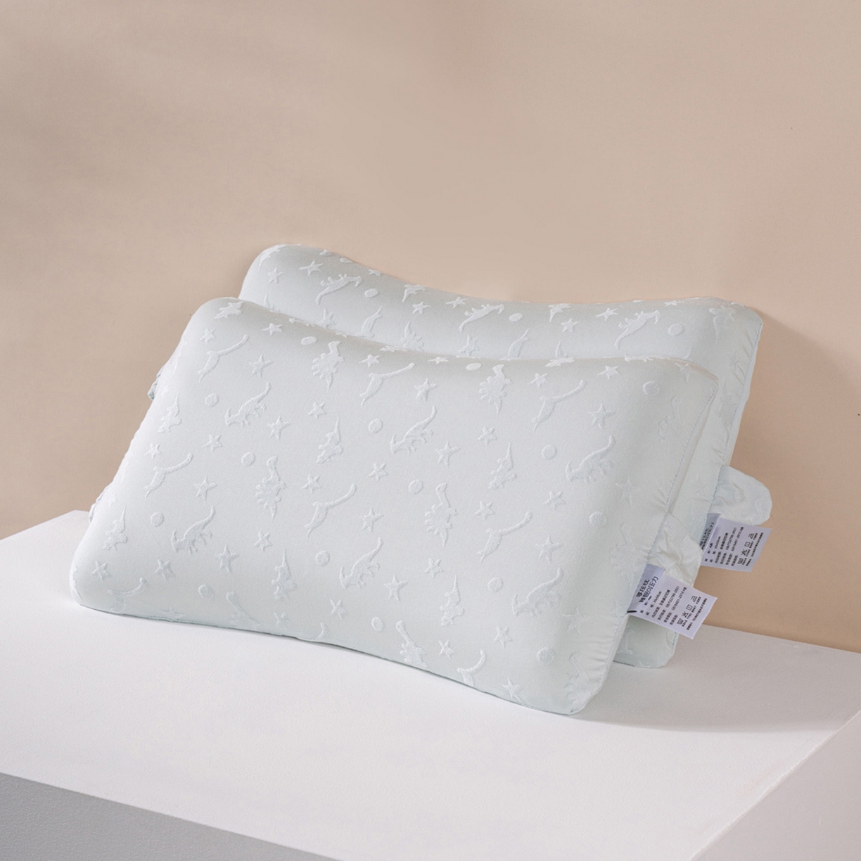 91家纺网 家纺一手货源 找家纺 芯奇想 2025新款学生枕头安睡枕聚氨酯枕芯宝宝护颈椎儿童生物基记忆棉学生低枕芯 灰色