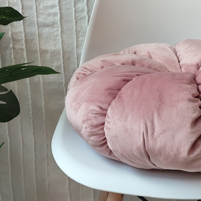 91家纺网 家纺一手货源 找家纺 李帅家居 2025新款荷兰绒花瓣多瓣南瓜抱枕坐垫 南瓜胭粉