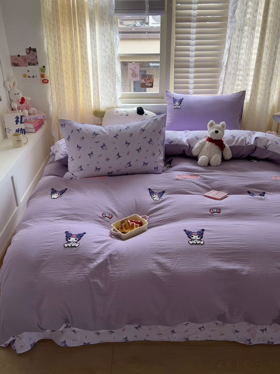 91家纺网 家纺一手货源 找家纺 （总）童颜 2025新款三丽鸥正版授权云感木棉a类毛巾绣四件套