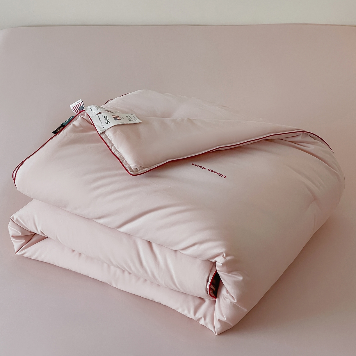 91家纺网 家纺一手货源 找家纺 （总）丽笙被芯 2025新款秋冬亲肤舒适80S超细旦天丝棉微磨毛素色可水洗懒人被-场景二