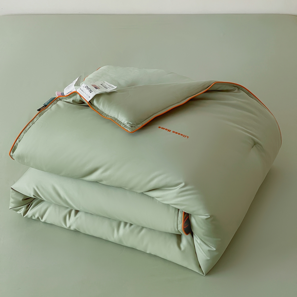 91家纺网 家纺一手货源 找家纺 （总）丽笙被芯 2025新款秋冬亲肤舒适80S超细旦天丝棉微磨毛素色可水洗懒人被-场景二