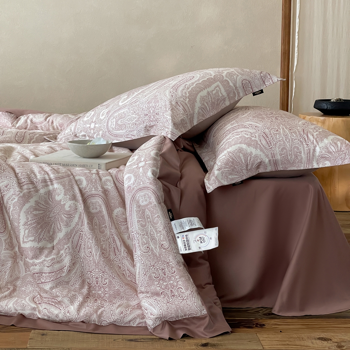 91家纺网 家纺一手货源 找家纺 （总）丽笙被芯 2025新款80S超细旦天丝棉微磨毛印花可水洗懒人被