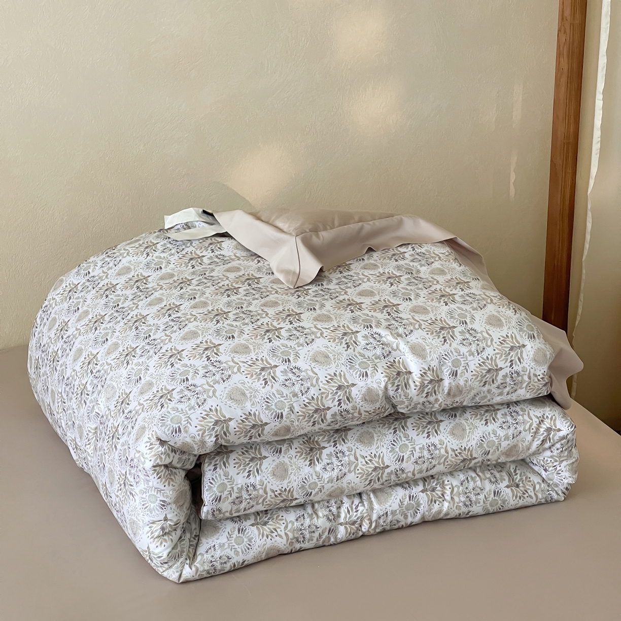 丽笙被芯 2025新款80S超细旦天丝棉微磨毛印花可水洗懒人被 卡丽