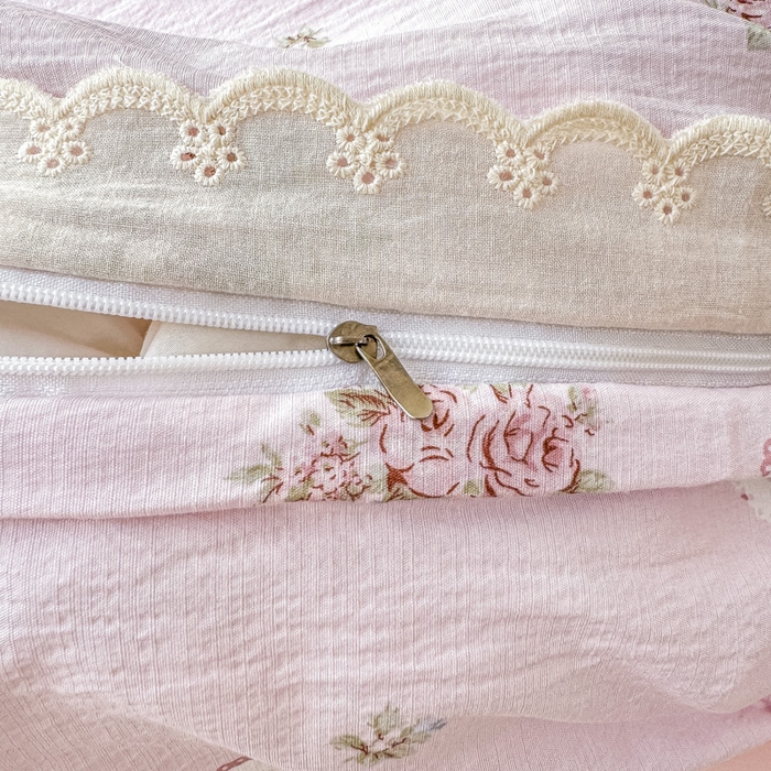 91家纺网 家纺一手货源 找家纺 （总）漫仙阁家纺 2025春夏新款双层纱加厚四件套