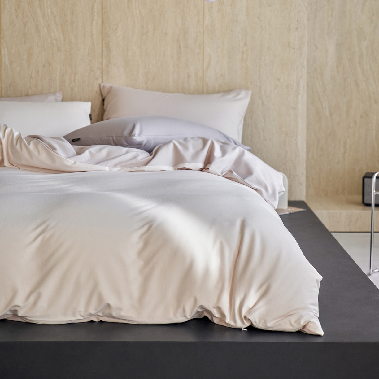 91家纺网 家纺一手货源 找家纺 （总）丽笙被芯 2025新款亲肤舒适阿瓦提针织全棉纯棉被套单品被套单件被套