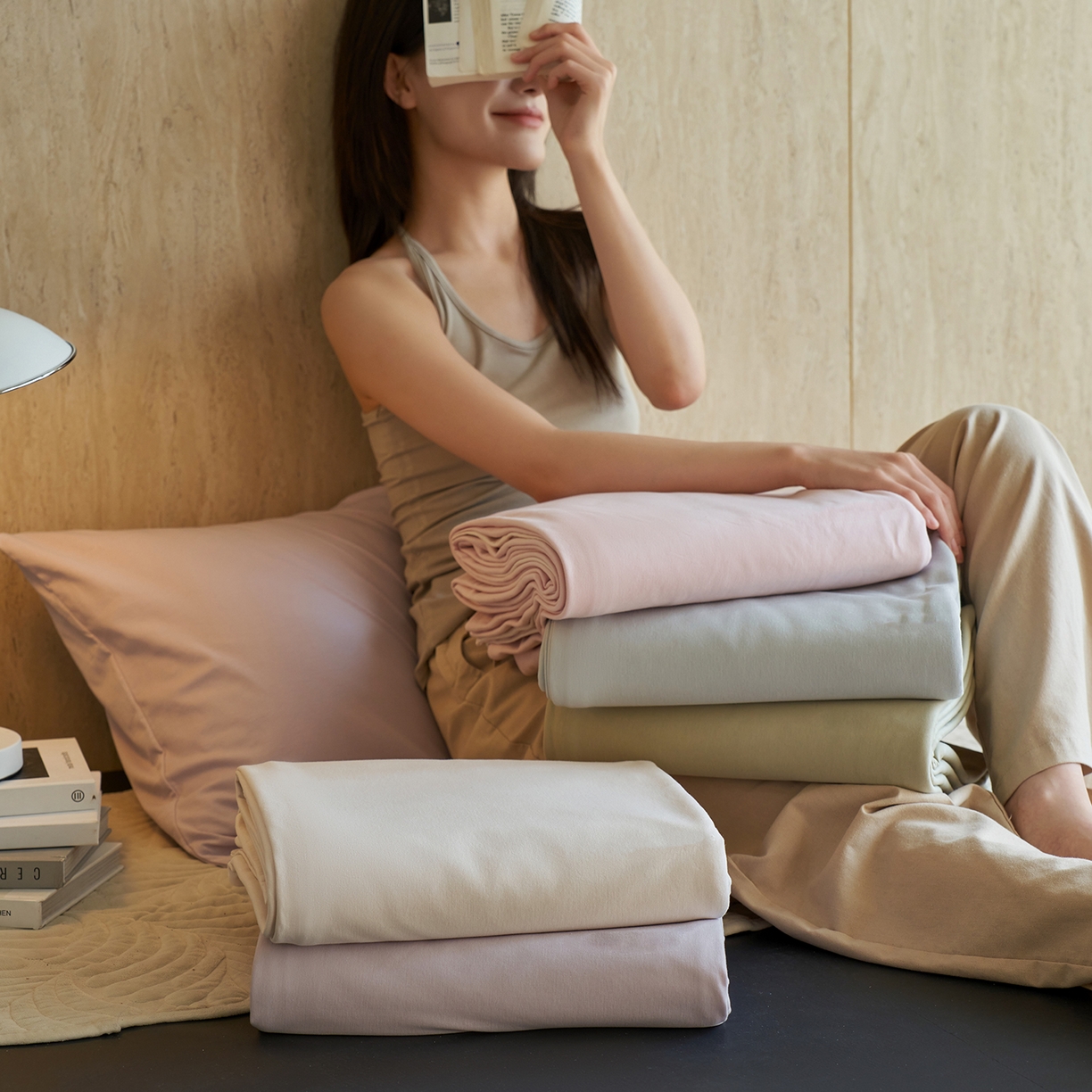 91家纺网 家纺一手货源 找家纺 丽笙被芯 2025新款亲肤舒适阿瓦提针织全棉纯棉被套单品被套单件被套 组合图仅供展示不可下单