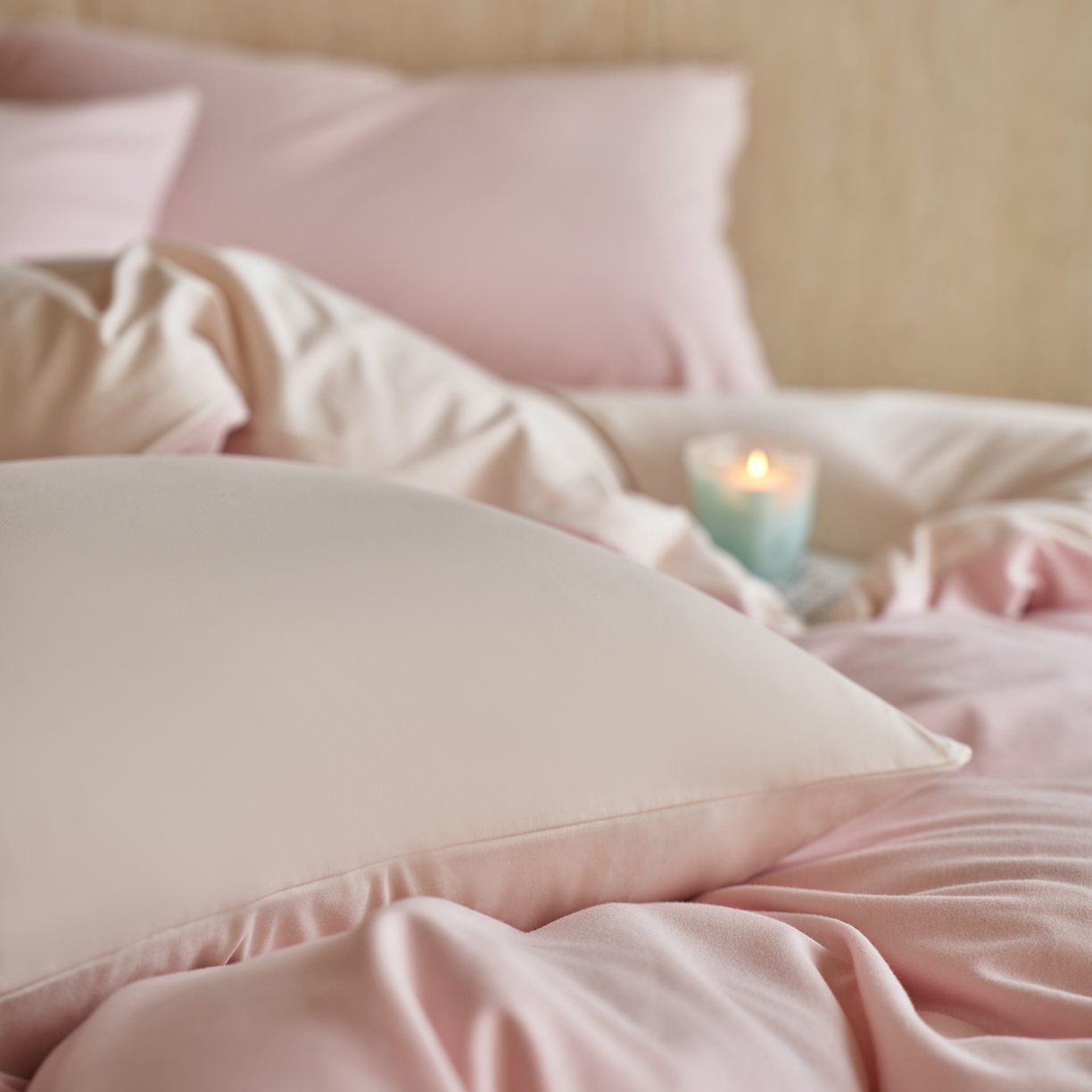 91家纺网 家纺一手货源 找家纺 丽笙被芯 2025新款亲肤舒适阿瓦提针织全棉纯棉被套单品被套单件被套 落霞粉