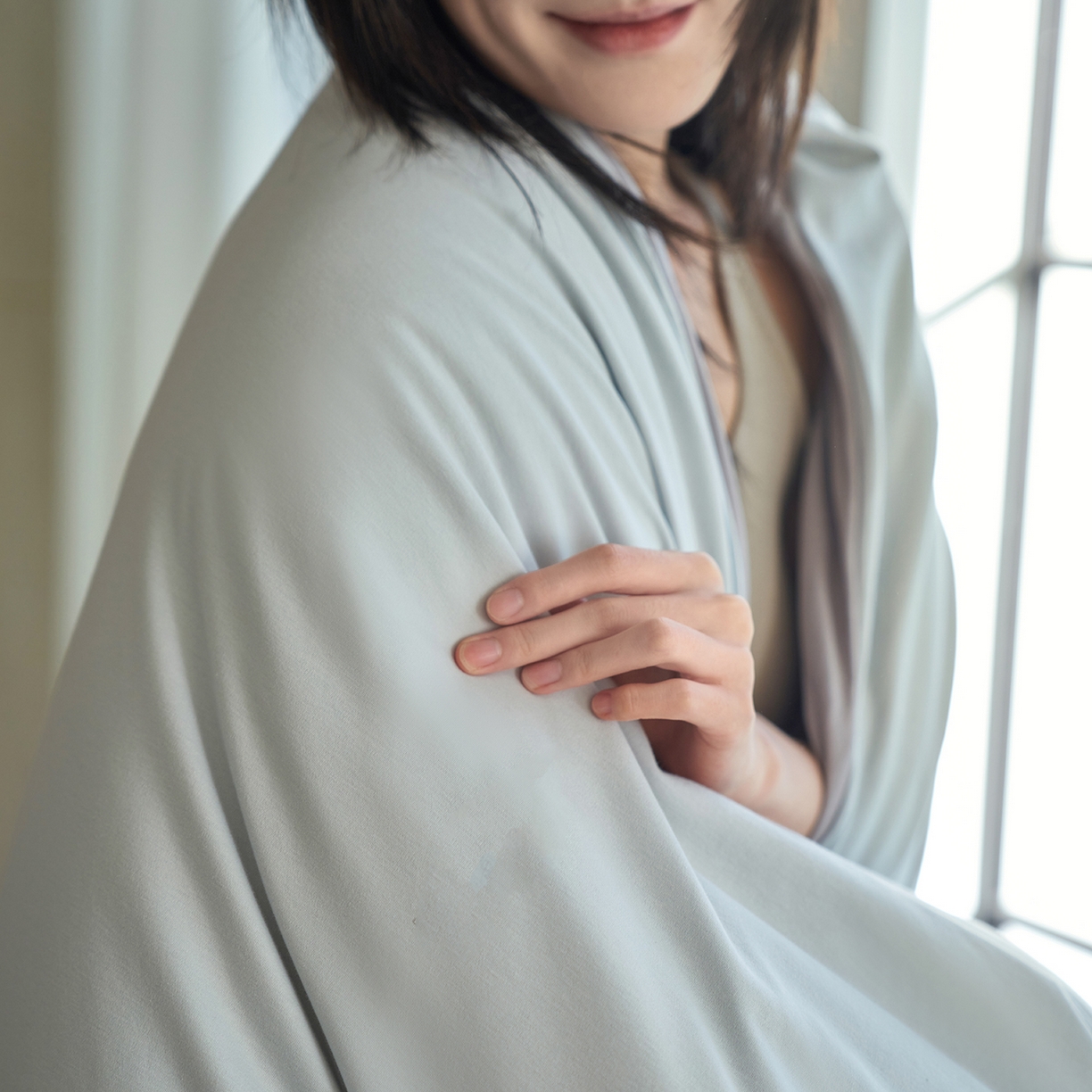 91家纺网 家纺一手货源 找家纺 丽笙被芯 2025新款亲肤舒适阿瓦提针织全棉纯棉被套单品被套单件被套 复古蓝