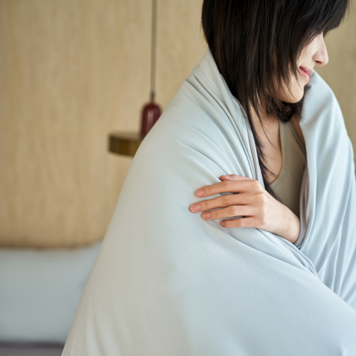 91家纺网 家纺一手货源 找家纺 丽笙被芯 2025新款亲肤舒适阿瓦提针织全棉纯棉被套单品被套单件被套 复古蓝