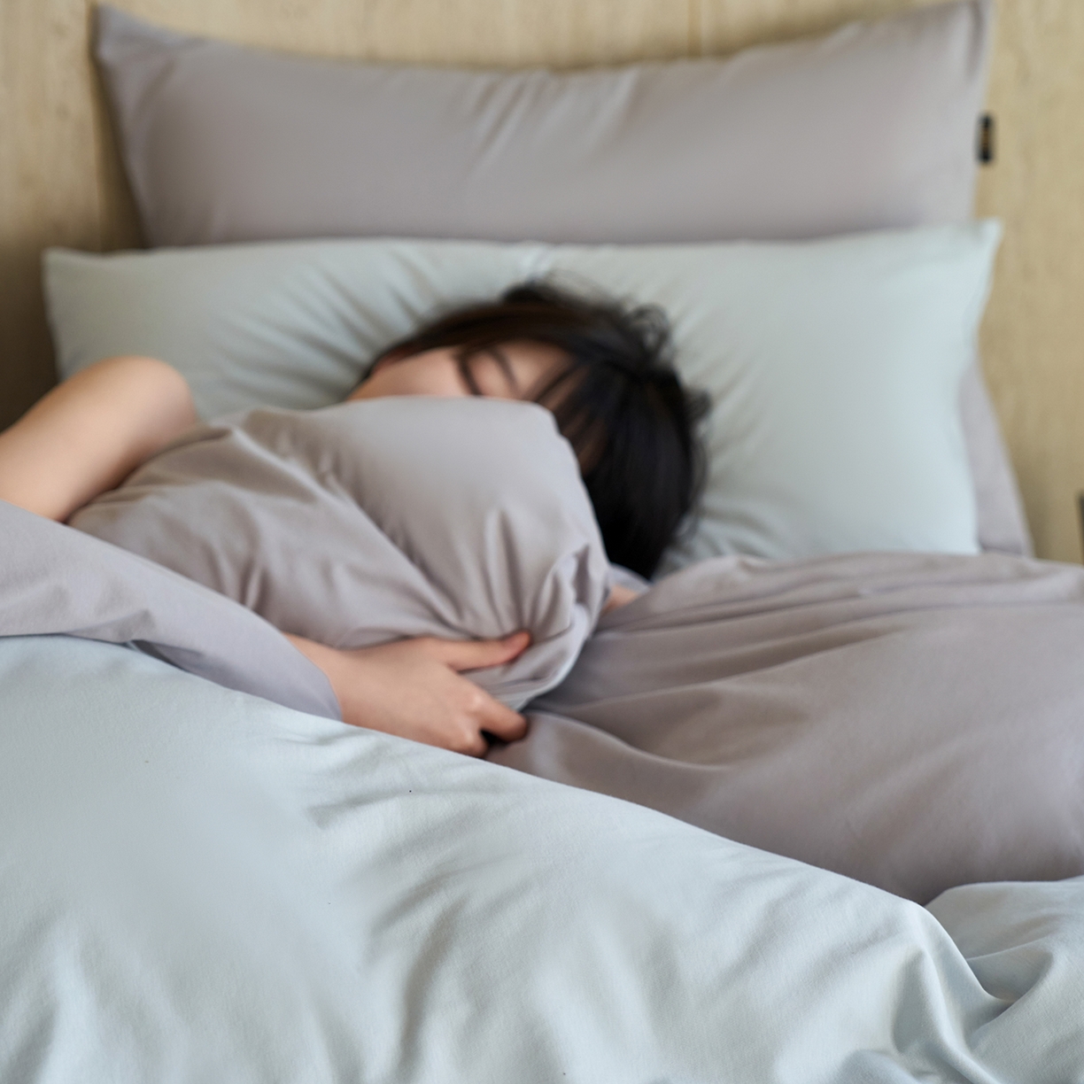 91家纺网 家纺一手货源 找家纺 丽笙被芯 2025新款亲肤舒适阿瓦提针织全棉纯棉被套单品被套单件被套 复古蓝