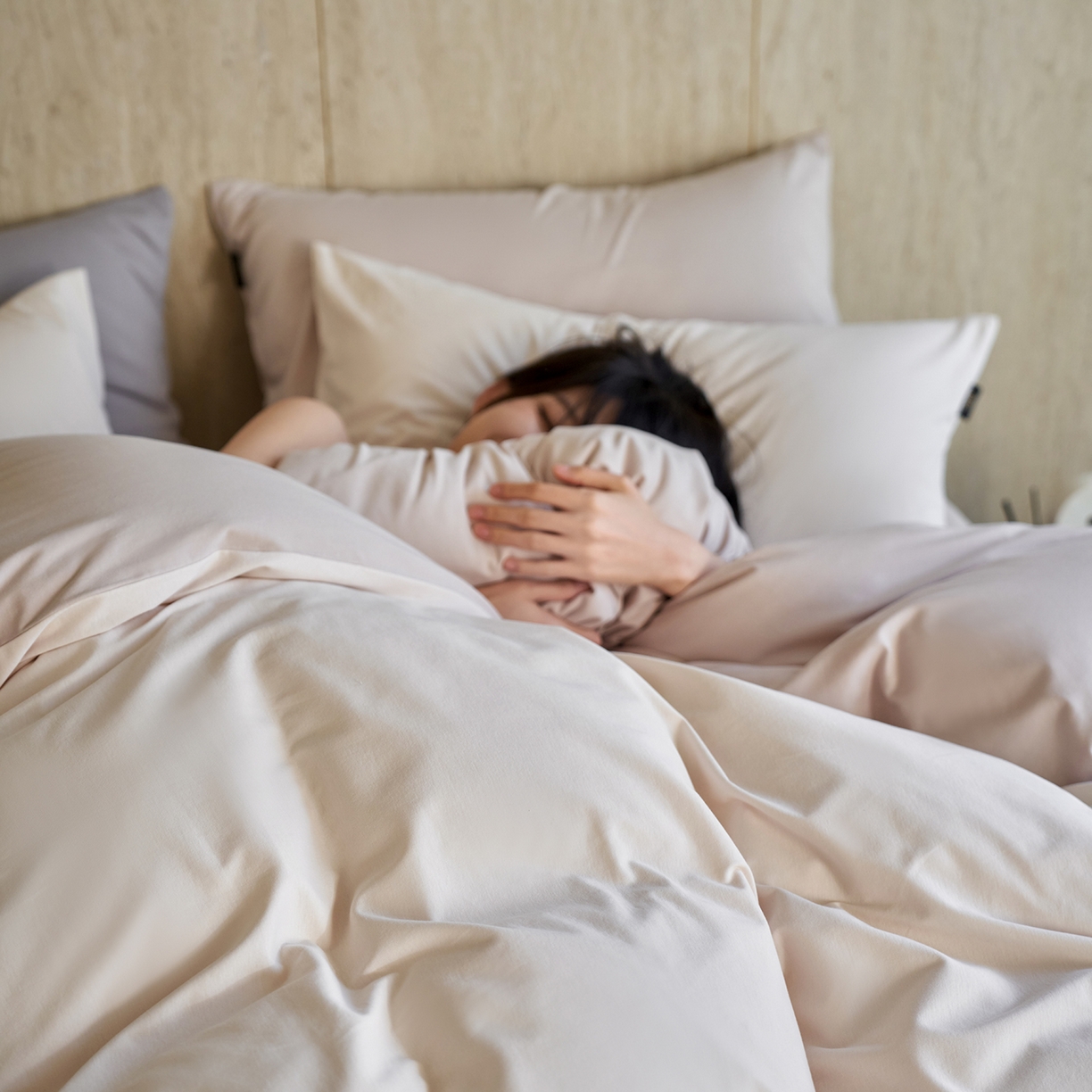 91家纺网 家纺一手货源 找家纺 丽笙被芯 2025新款亲肤舒适阿瓦提针织全棉纯棉被套单品被套单件被套 透明黄