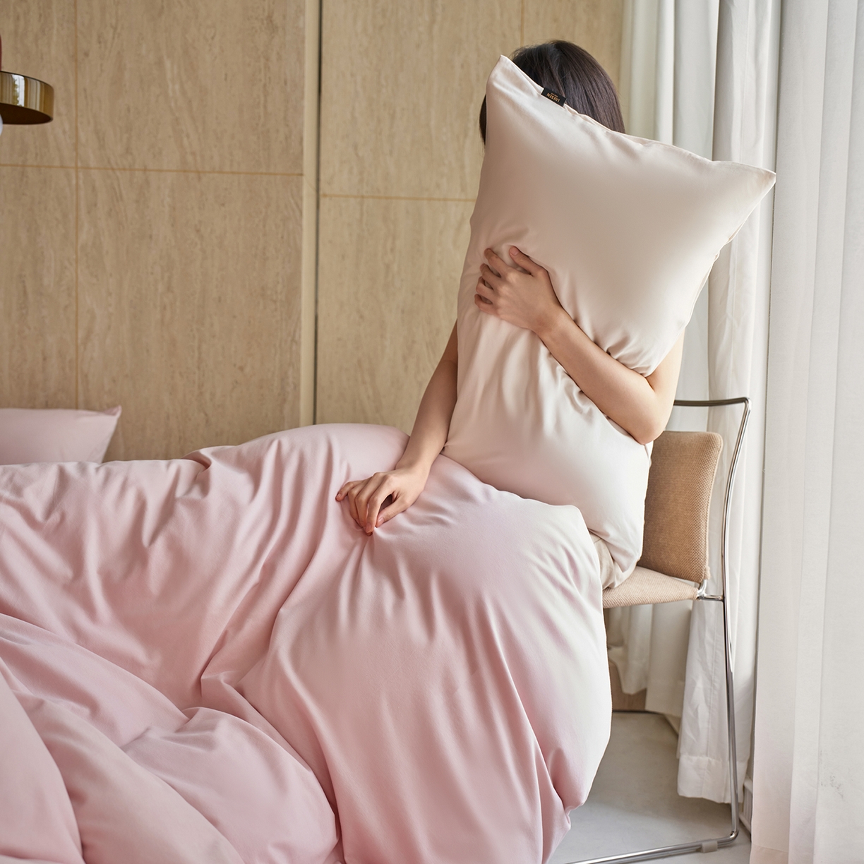 91家纺网 家纺一手货源 找家纺 丽笙被芯 2025新款亲肤舒适阿瓦提针织全棉纯棉被套单品被套单件被套 落霞粉