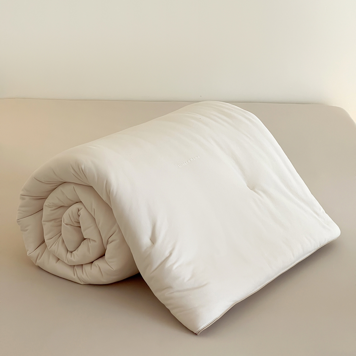 丽笙被芯 2025新款阿瓦提针织棉可水洗恒温四季被懒人被被子被芯 透明黄