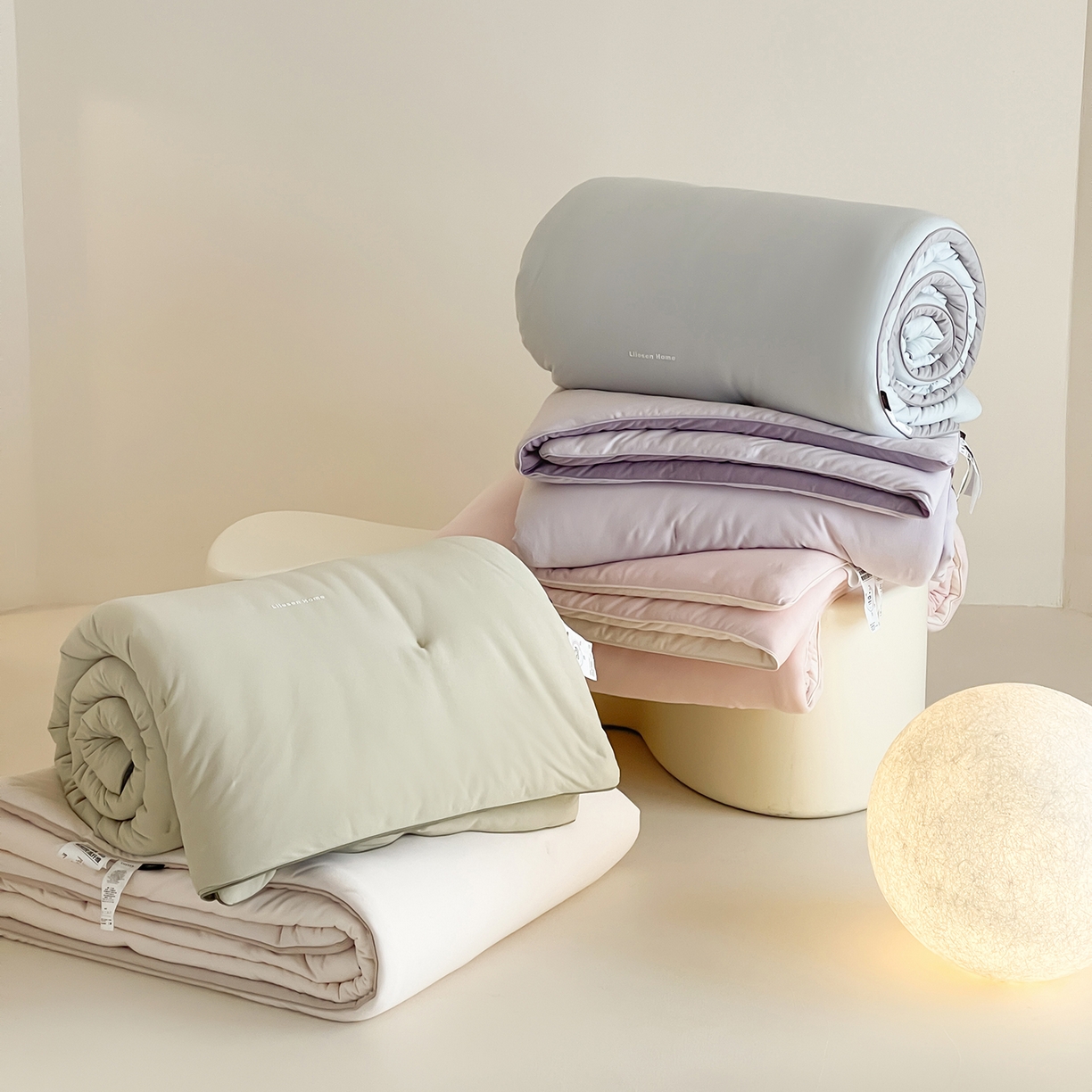 丽笙被芯 2025新款阿瓦提针织棉可水洗恒温四季被懒人被被子被芯 组合图仅供展示不可下单